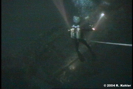 divers over wreck