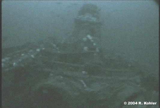 long view of wreck